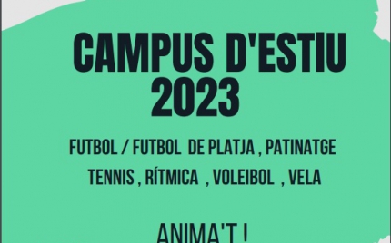Foto: Campus d´estiu 2023 |  Agenda Turisme Torredembarra